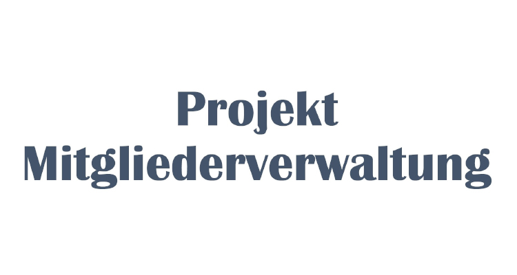Mitglieder­verwaltung
